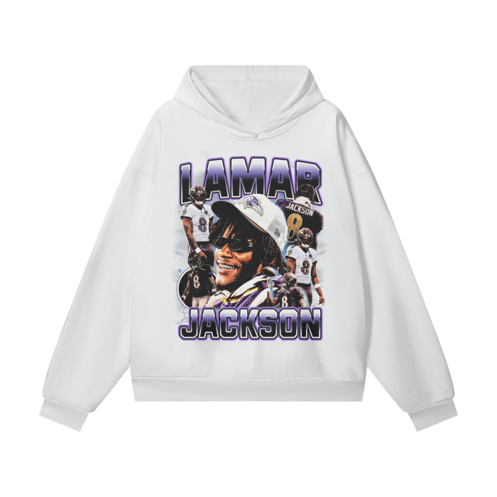Lamar Jackson Vintage Graphic Hoodie