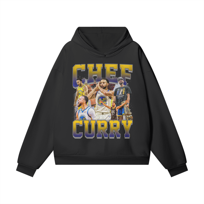 Chef Curry Vintage Graphic Hoodie