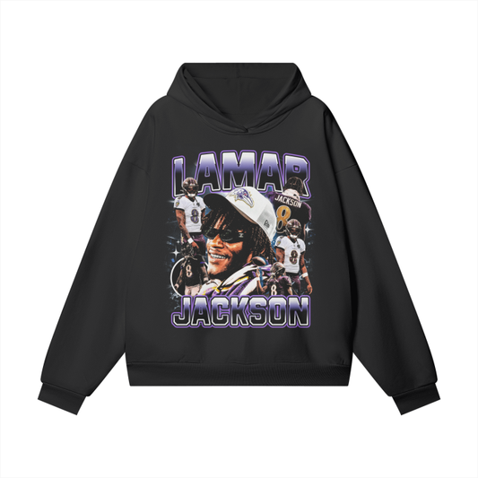 Lamar Jackson Vintage Graphic Hoodie