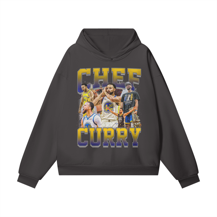 Chef Curry Vintage Graphic Hoodie